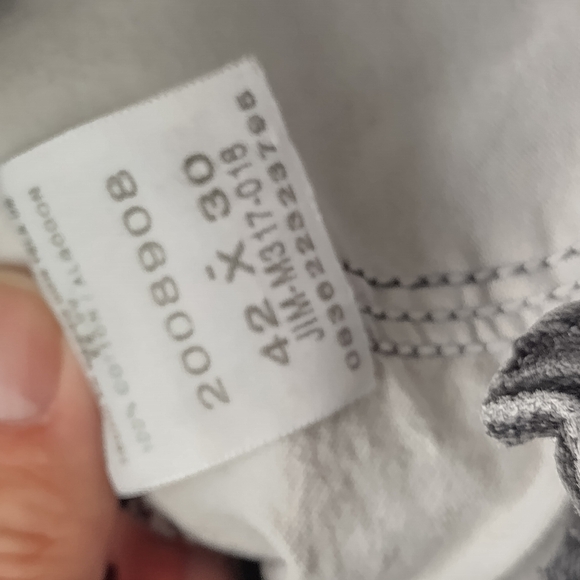 Vtg Lee's Mens Black Denim Jeans Regular Fit 42x30 - Picture 5 of 13